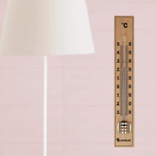 Carica l&#39;immagine nel visualizzatore di Gallery, Lantelme Set di 3 termometri analogici in Legno per Interni ed Esterni, Beige - Ilgrandebazar