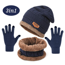 Carica l&#39;immagine nel visualizzatore di Gallery, TAGVO Winter Beanie Hat Sciarpa Set Super Soft Fleece Fodera Interna Grande... - Ilgrandebazar