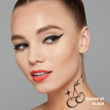 Carica l&#39;immagine nel visualizzatore di Gallery, NYX Professional Makeup, Epic Ink Eye Liner, pennellino pigmentato e waterproof, Black Confezione da 1 Single