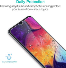 Carica l'immagine nel visualizzatore di Gallery, LK Pellicola Protettiva Per Samsung Galaxy A50 Vetro Temperato,[3 Pezzi] [9H Durezza] [Strumento per Una Facile Installazione] Protezione Schermo Screen Protector Per Samsung A50 2019