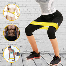 Carica l&#39;immagine nel visualizzatore di Gallery, Gritin Elastici Fitness, [Set di 5] Banda Elastica Fasce Elastiche di Resistenza di Lattice con Istruzioni per l&#39;esercizio in Italiano e Borsa per Il Trasporto per Crossfit, Yoga, Pilates Nero-Rosa-Giallo-Blu-Verde