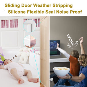 Porta scorrevole Weather Stripping porta autoadesiva fondo silicone... - Ilgrandebazar