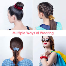 Carica l&#39;immagine nel visualizzatore di Gallery, Meamae care Elastici per capelli 50 colori(pcs), scrunchies velluto... - Ilgrandebazar