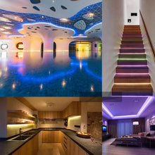 Carica l&#39;immagine nel visualizzatore di Gallery, MROTY ITALIA | Striscia LED RGB 5050, Strisce LED, Luci LED - Alimentatore e Telecomando a 44 tasti, 12V 5A, 300 LED - Decorazioni Interno ed Esterno per vari eventi - Ultimo modello, Tecnologia 2020