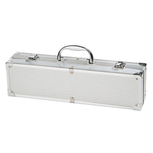 Carica l&#39;immagine nel visualizzatore di Gallery, Bruzzzler Set posate da grill in acciaio inox, 3 pezzi, 3 Pezzi, Argento - Ilgrandebazar