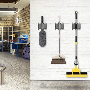 VADIV Portascope da Muro, Parete, 5 Pezzi Porta Scopa Mop... - Ilgrandebazar