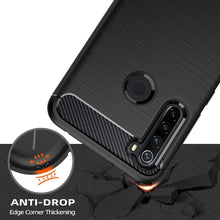 Carica l&#39;immagine nel visualizzatore di Gallery, Peakally Cover Xiaomi Redmi Note 8T, Fibra di Carbonio Morbido TPU Custodia... - Ilgrandebazar