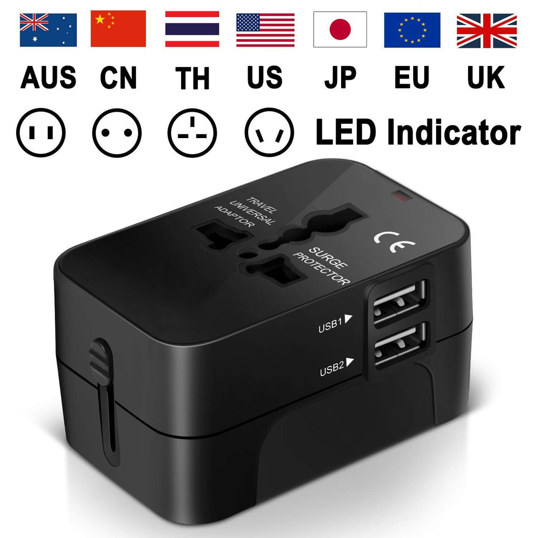 IceFrog Adattatore Universale da Viaggio, Presa Americana Inglese... - Ilgrandebazar