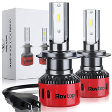 Carica l&#39;immagine nel visualizzatore di Gallery, Rovtop H7 LED 10000LM, 6000K, 9V-36V, Fari Abbaglianti o Anabbaglianti Bronzo - Ilgrandebazar