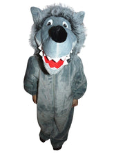 Carica l&#39;immagine nel visualizzatore di Gallery, F49 Taglia 3-4A (98-104cm) Costume da Lupo per bambini, 3-4 Anni, Grigio - Ilgrandebazar