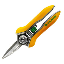 Carica l&#39;immagine nel visualizzatore di Gallery, GRÜNTEK Forbici da Potatura Bonsai Fiori Rose Giardino 170 mm, Verde, Giallo - Ilgrandebazar