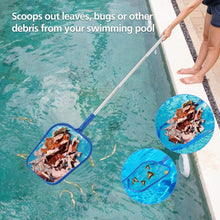 Carica l'immagine nel visualizzatore di Gallery, KOOLEAN Retino con Sacco per Pulizia Piscina con Manico Alluminio Lunga Skimmer per Piscina per Pulizia Piscina Foglie e Detriti