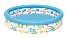 Carica l'immagine nel visualizzatore di Gallery, Bestway 51009 - Piscina Ocean Life 3 Anelli 40 x 10 Inch, Multicolore