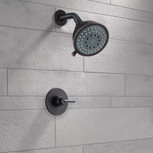 Carica l'immagine nel visualizzatore di Gallery, Soffione Doccia ad Alta Pressione, Voolan Doccetta 10 cm Fissa in Bagno, 5 Modalità di Spruzzo e Soffione Regolabile in Bronzo, Adatto Anche a Bassa Pressione Acqua (Senza Braccio Doccia)
