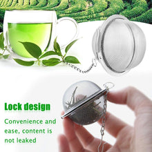 Carica l'immagine nel visualizzatore di Gallery, Xloey, confezione da 2 colini da tè in acciaio inox, infusore per tè a forma di sfera, filtro per tè e spezie 2 Pack Tea Strainer