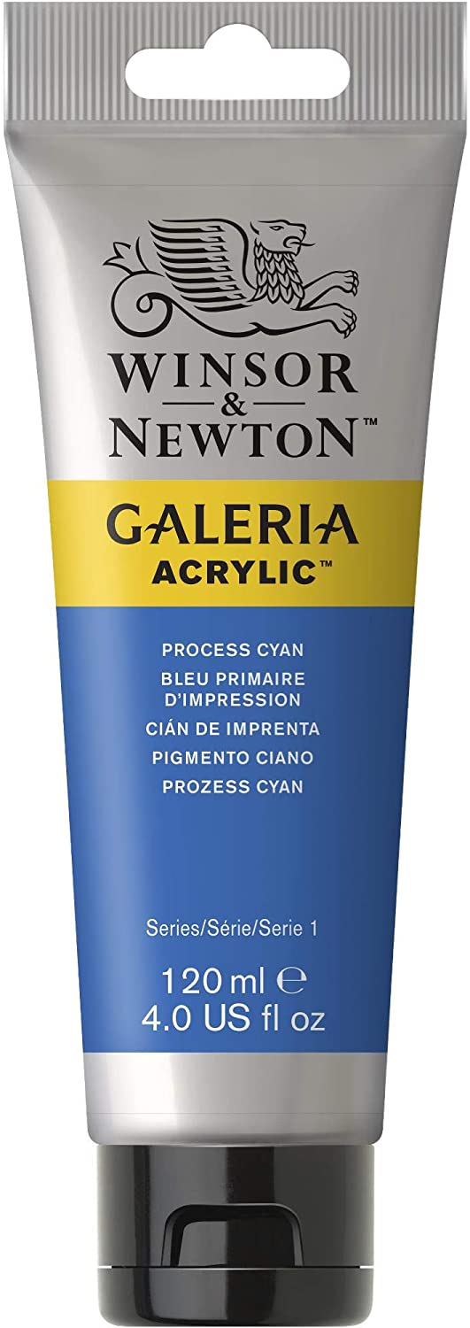 Winsor & Newton Galeria Colore Acrilico 120ml - Pigmento Ciano