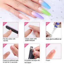 Carica l'immagine nel visualizzatore di Gallery, JJsctly 6x 3g Super Nail Bond Colla, 1x Tagliaunghie finte, Per Unghie Finte, Trasparente nail colla per Le Unghie Acriliche Professional da Salone di Bellezza