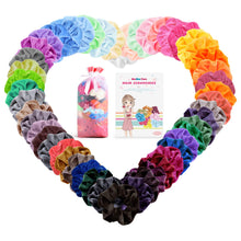Carica l&#39;immagine nel visualizzatore di Gallery, Meamae care Elastici per capelli 50 colori(pcs), scrunchies velluto... - Ilgrandebazar