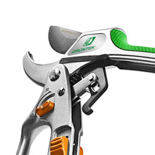 Carica l&#39;immagine nel visualizzatore di Gallery, GRÜNTEK Cesoie Potatura - Forbici da Giardino a 205 mm, Verde, Giallo - Ilgrandebazar