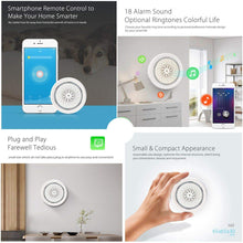 Carica l&#39;immagine nel visualizzatore di Gallery, ECOOLBUY Smart WiFi Sensore di umidità della Temperatura Esterna per Interni... - Ilgrandebazar