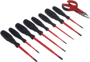 Intercable Set 8 Giraviti con Forbici F1 da elettricista