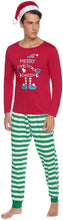 Carica l'immagine nel visualizzatore di Gallery, Aibrou Pigiami Famiglia Natale Set, Pigiama Natalizio per Famiglia Manica Lunga+Pantaloni, Pigiama Famiglia Coordinati Natale per papà Mamma Bambini