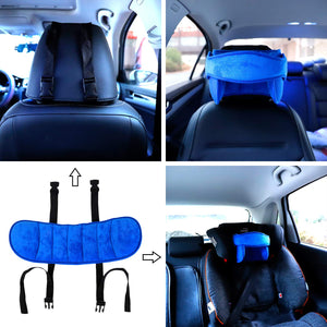 Seggiolino auto Testa Dormire per Regolabile Supporto Cintura di Blu - Ilgrandebazar