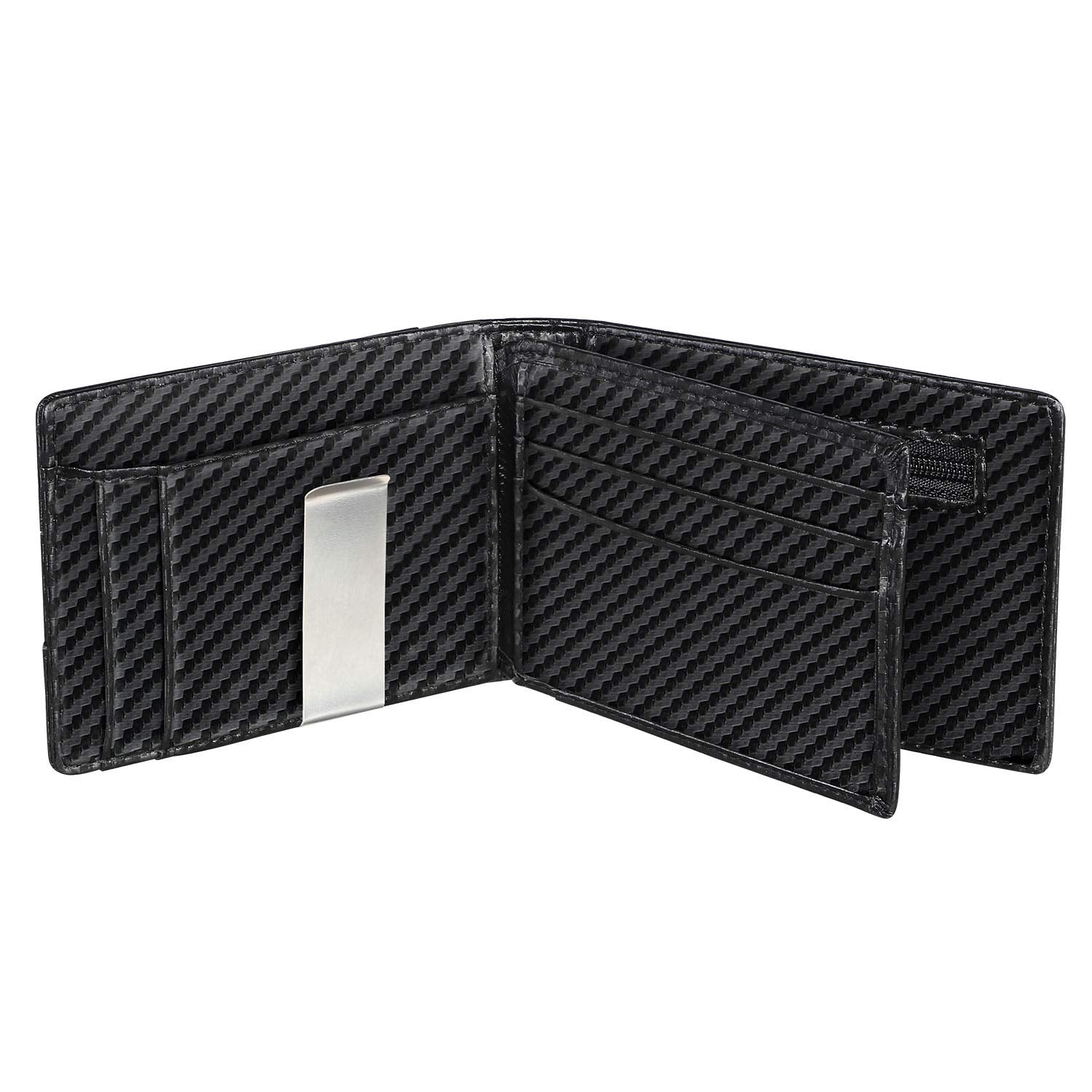 Portacarte Di Credito In Pelle - Con Protezione RFID | 12 Slot | Cerniera Sicura - Foto 4