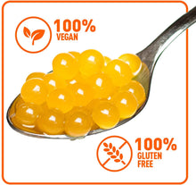 Carica l'immagine nel visualizzatore di Gallery, FRANKLY Popping Boba - Perle alla frutta Per Bubble Tea, Yogurt, Torte e Dolci (Mango 490g) Mango da 490g