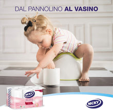 Carica l&#39;immagine nel visualizzatore di Gallery, Nicky Elite Carta Igienica, 4 Rotoli 4 UnitࠨConfezione da 1)