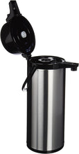 Carica l'immagine nel visualizzatore di Gallery, Quid 7520006 Xylon - Isoterma per caffè con beccuccio a doppia parete in vetro / acciaio inossidabile, 1,9 litri, Argento/Nero