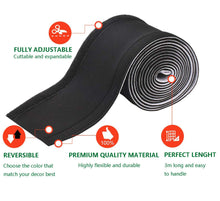 Carica l&#39;immagine nel visualizzatore di Gallery, Tubo Raccogli Cavi Guaina Neoprene per Cable Management Reversibile... - Ilgrandebazar