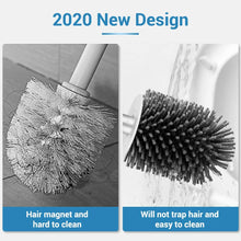 Carica l'immagine nel visualizzatore di Gallery, DazSpirit Brosses Scopini Silicone e Porta Scopini - Scopettino Bagno Scopino per Toilette