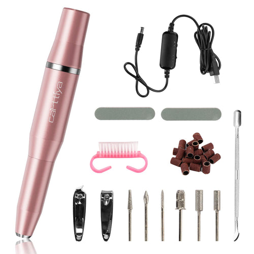 Fresa Unghie Elettrica, Carttiya Trapano Elettrico per Kit Nail Rosa - Ilgrandebazar