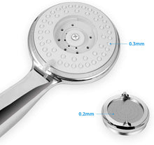 Carica l'immagine nel visualizzatore di Gallery, Soffione Doccia con Tubo Flessibile (2 m), Aywne Universale ad Alta Pressione Autopulente 5 Modalità Funzione Soffione Doccia Portatile Cromato 2 m Tubo Doccia in Metallo Risparmio Idrico Della Vasca
