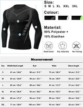 Carica l&#39;immagine nel visualizzatore di Gallery, Terecey Maglia Compressione Fitness Tecnica Uomo Manica Lunga Traspirante ad Asciugatura Rapida Sportiva T-Shirt