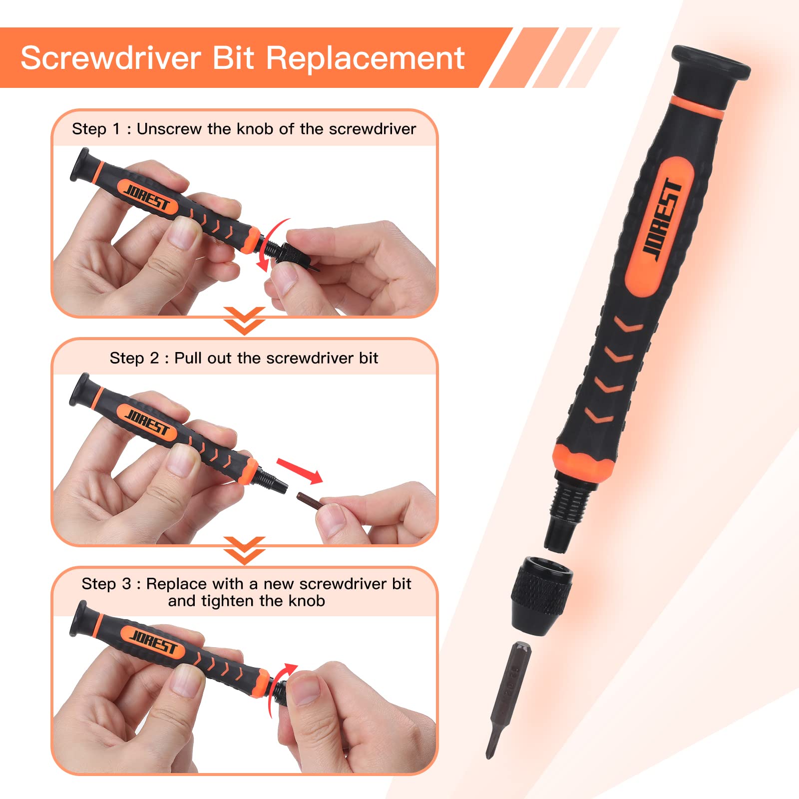 Punta Per Cacciave Torx Acciaio Legato 1/4" Manico Esagonale T5 T7 T8 T9 T15 T20 T25 T27 T30 T40 Punta Per Cacciave 50mm - Foto 8