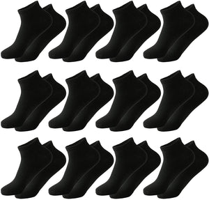 MOCOCITO 6/8/12 Paia Calzini Uomo Corti, Fantasmini Uomo Donna per Mocassino, Calze Corte in Cotone Sportivo Calzini Corti Invisibili Cotone Sportivi, Fantasmini Antiscivolo Sneakers Taglia 35-48
