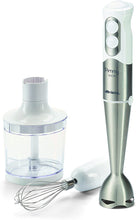 Carica l&#39;immagine nel visualizzatore di Gallery, Ariete Pimmy 3 in 1 Frullatore a Immersione, Tritatutto, Frusta Elettrica, 1 Litro, 500 W, Acciaio Inossidabile, 2 velocità, Bianco