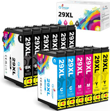 Carica l&#39;immagine nel visualizzatore di Gallery, Gohepi ejet Q-IMAGE 29 XL Compatibili Cartucce Epson 6 Nero,3 Ciano,3 Magenta,3 Giallo