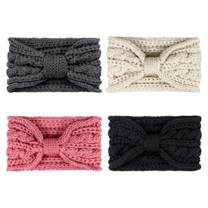 DRESHOW 4 Pezzi Fasce per Capelli Tessuto di Lana Turbante Fascia da Donna... - Ilgrandebazar