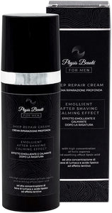 Physis Beauté Crema Viso Antirughe Uomo alla Bava di Lumaca, Riparatrice Dopobarba, Ebook,50ml