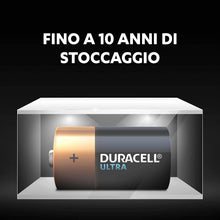 Carica l'immagine nel visualizzatore di Gallery, Duracell Ultra C con Powercheck Batteria Alcalina, Confezione da 2, 1.5 Volt LR14 MN1400, Nero/Bronzo