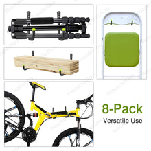 Carica l&#39;immagine nel visualizzatore di Gallery, Housolution Ganci da Parete Supporti Prete 8 Pezzi in Acciaio Inox 8 pezzi - Ilgrandebazar