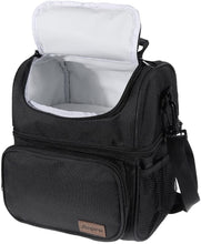 Carica l'immagine nel visualizzatore di Gallery, Anpro Borsa Termica, Borsa Pranzo con Tracolla,Borse Porta Alimenti per Scuola,Campeggio,Ufficio 40cm
