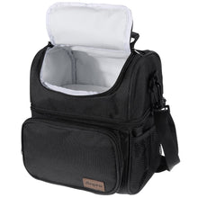 Carica l'immagine nel visualizzatore di Gallery, Anpro Borsa Termica, Borsa Pranzo con Tracolla,Borse Porta Alimenti per Scuola,Campeggio,Ufficio 40cm