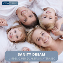 Carica l'immagine nel visualizzatore di Gallery, CASA TESSILE Coprimaterasso Sanity Spugna Matrimoniale, cm 180x200+25, Antiacaro, Proteggi Materasso Elastico con Angoli