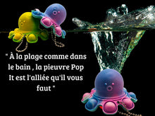 Carica l'immagine nel visualizzatore di Gallery, SnooZy KIDS Pop It Reversibile Octopus Push Pop (Multi Blue) Fidget Toy Octopus - Portachiavi Fidget Toys - Capovolgi il polpo per migliorare il tuo umore - Consegna veloce