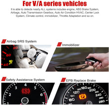 Carica l&#39;immagine nel visualizzatore di Gallery, ANCEL VD500 Scanner Diagnostico di Sistema Completo per Volkswagen VW Audi Skoda Seat Motore OBD2 EPB ABS SRS Reset Olio Scarico e Pastiglie Freno