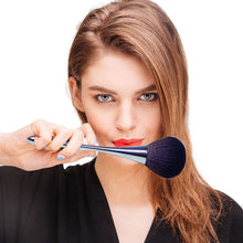 Carica l&#39;immagine nel visualizzatore di Gallery, Subsky pennello professionale per make up,ideale per fard e cipria,forma grande e rotonda Pennelli per viso (d&#39;oro) pennello cipria grande